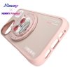 Etui Nimmy Glasses Cool Cat MagSafe do   iPhone 16 różowy